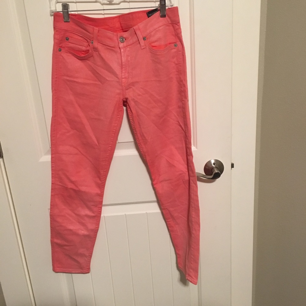 7 for All Mankind cropper skinny jeans